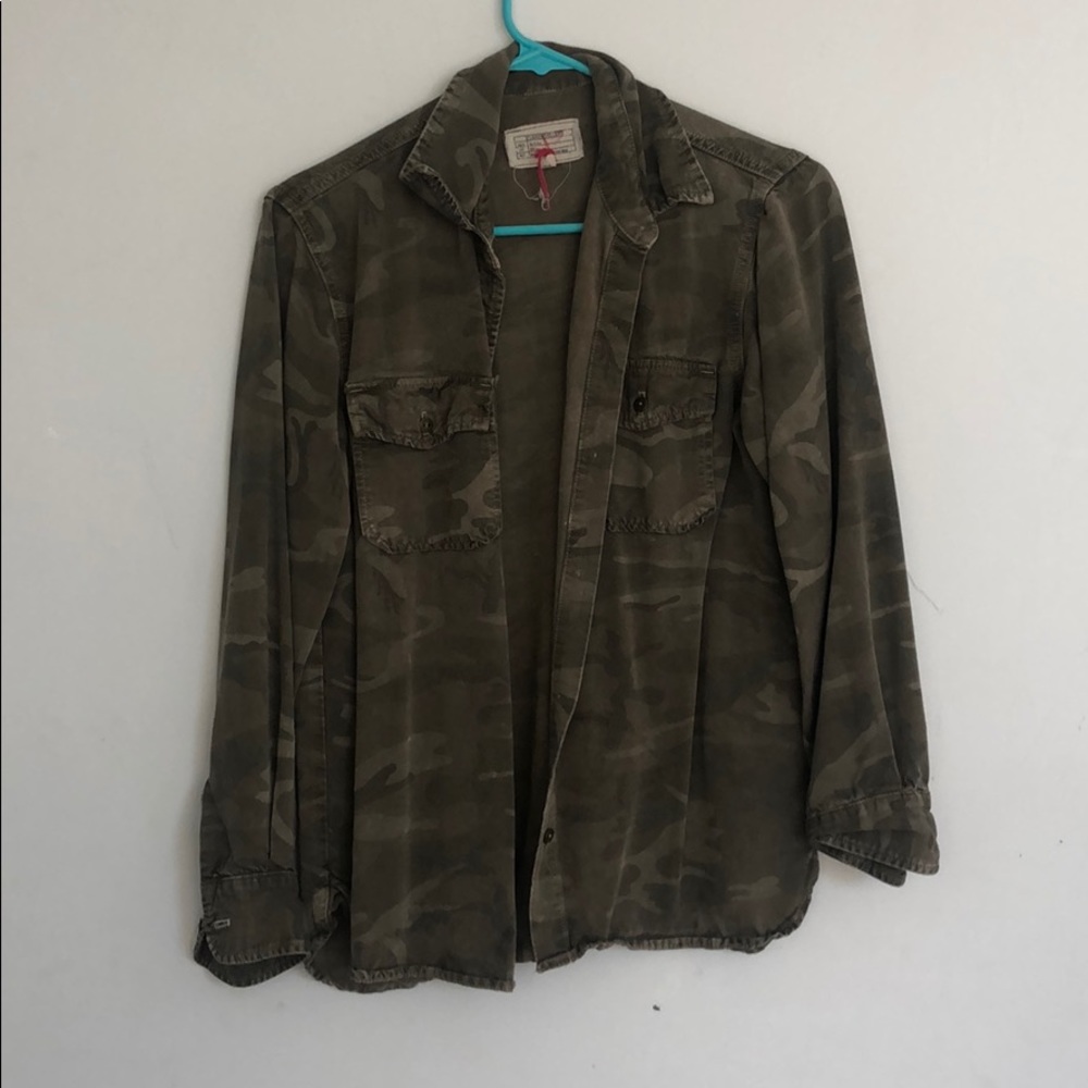 Current Elliott Camo Blazer